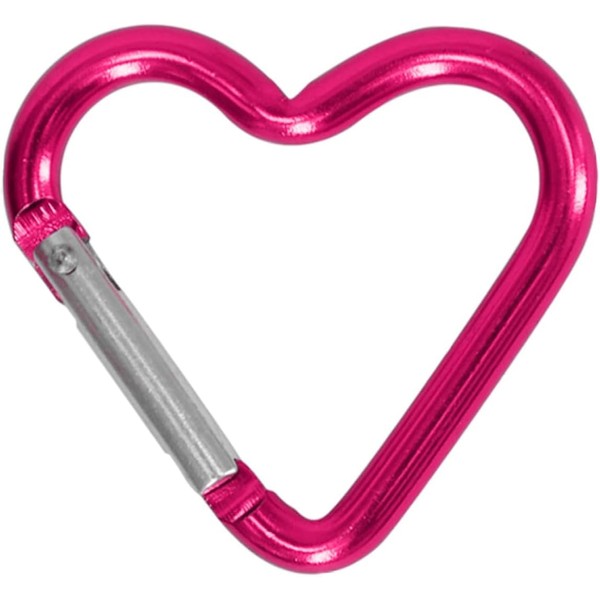 Red Outdoor Carabiner Heart Keychain Clip Aluminum Alloy Rings Climbing