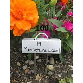 Paw Paw Everlast Label Company Heavy Duty Miniature Plant Labels, garden markers, plant markers, garden labels