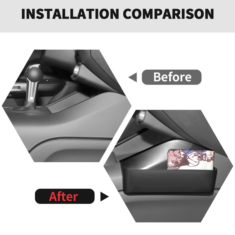 RT-TCZ Center Console Gear Shift Storage Box Tray Organizer Accessories