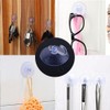 FUYOAL 8 Pcs Suction Hooks, Clear Towel Hooks Window Suckers