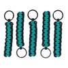 BubbasGarageTv - Paracord Key Chains - 5 Pack (Red)