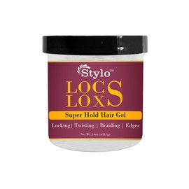 Stylo Locs Loxs Hair Gel 2-Pack Long-Lasting Style and the Ultimate Styling Solution for Beautiful Hair 16oz