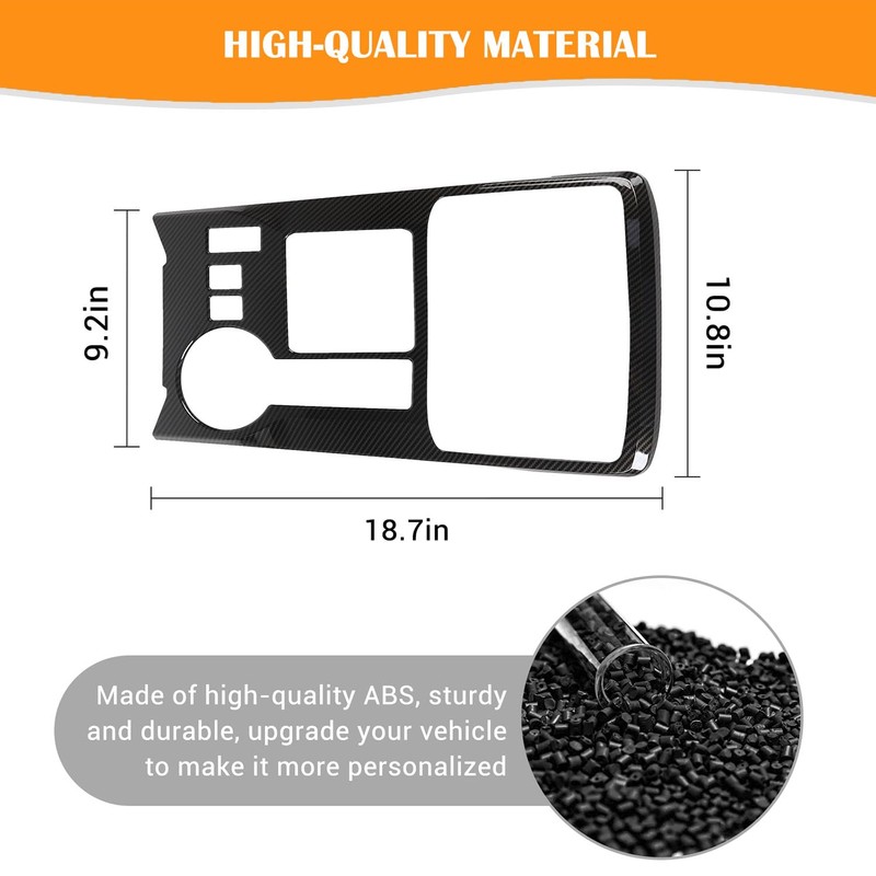 JeCar for 4Runner Interior Trim Carbon Fiber Center Console Gear