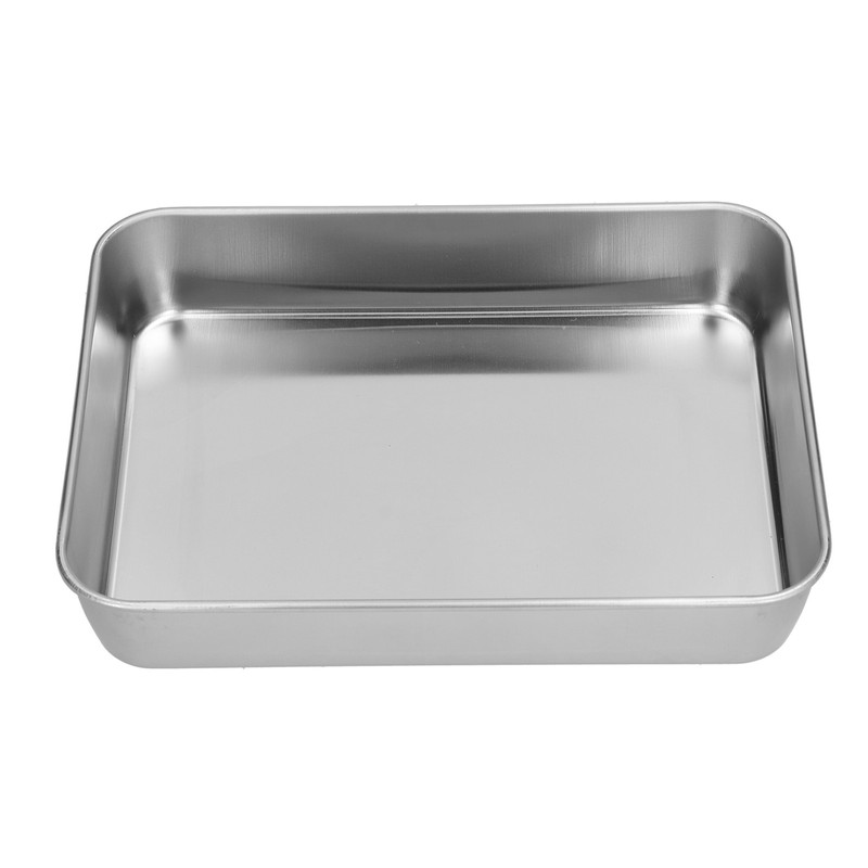Roasting Pan and Rack Set Stainless Steel Easy Clean Rectangular