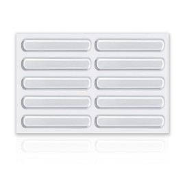 20 Stück Gummipuffer Selbstklebend Transparent 63×10×2mm – Rechteckige Schranktür Dämpfer für Möbel, Türen, Griffe, Haushaltsgeräte – Geräuschdämpfung & Oberflächenschutz