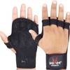 HMH Sports Gym Gloves - Weight Lifting Gloves with Adjustable