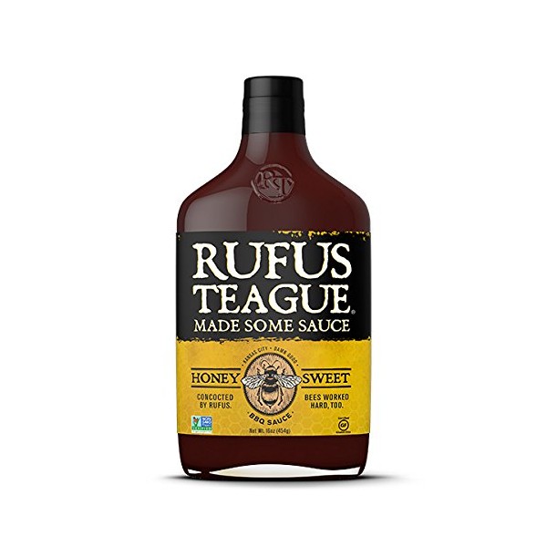 Rufus Teague Honey Sweet BBQ Sauce, 16 oz(454g)