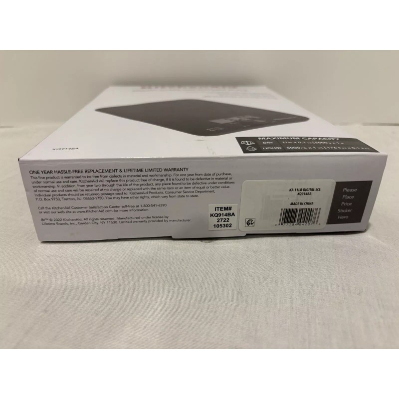 KitchenAid New KitchenAid 11lb Digital Kitchen Scale