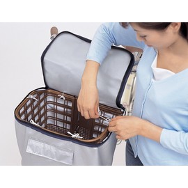 Kawasumi Seisakusho KW-250SL Bicycle Basket Cover, DX (Front Type), Silver