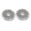2pcs Meat Grinder Plate Professional Replaceable Efficient Safe Stainless Steel