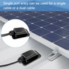 Xiatiaosann Roof Feed-Through Cable Grommet Solar Cable Gland 1-Way Waterproof