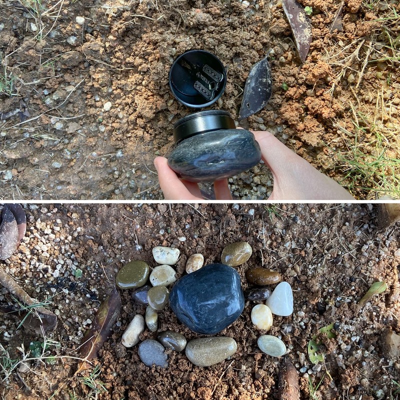 Hide A Key Holder Outdoor Natural Rock, Safe for Outdoor