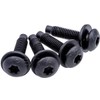 Rexka 4pcs 07-16 Jeep Wrangler JK Replacement M8 Torx Screws