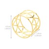 Gold Napkin Rings Set, Christmas Napkin Rings, Napkin Rings Christmas