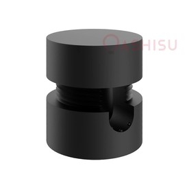 OASHISU 8 Pieces Ceiling Decentralizer for Electric Cable, Ceiling Decentralizer, Chandelier, Ceiling Hook or Wall, Electric Cable Decentraliser, Cable Clamp [Black, ABS Plastic]