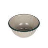 Dulton K19-0100 ENAMELED BOWL BEIGE/GREEN Camping Tableware