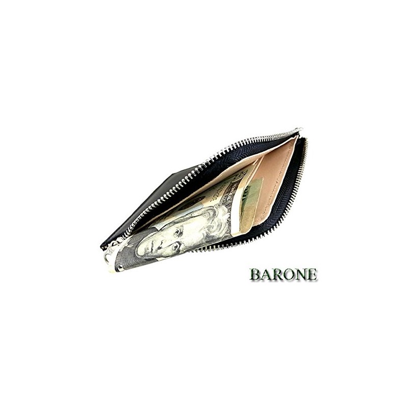 BARONE バローネ 小銭入れ コインケース 本革 BN-1055 ブラック