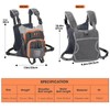QulayQualy Lightweight Fly Fishing Chest Pack, Multi-Compartment Small Fishing Tackle
