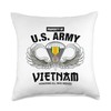 U.S. ARMY AIRBORN VIETNAM Throw Pillow