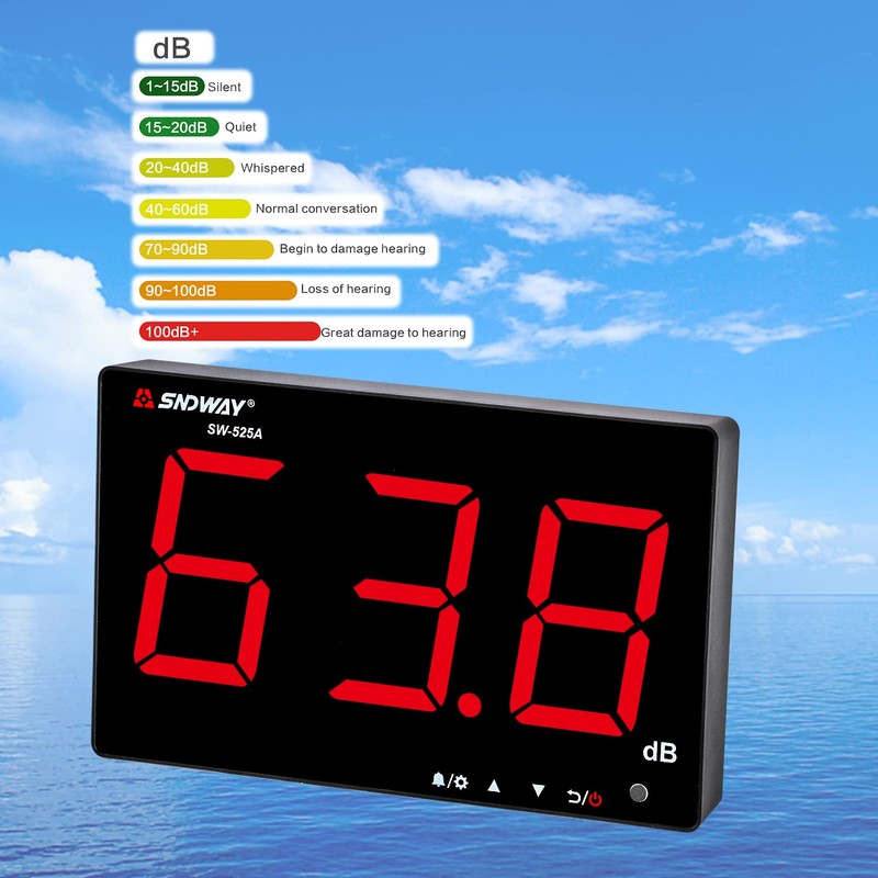 Dezibel Meter 30 dB - 130 dB Sound Level Meter