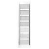 QWORK® 2 pieces high-quality aluminium ventilation grille, door ventilation grille,