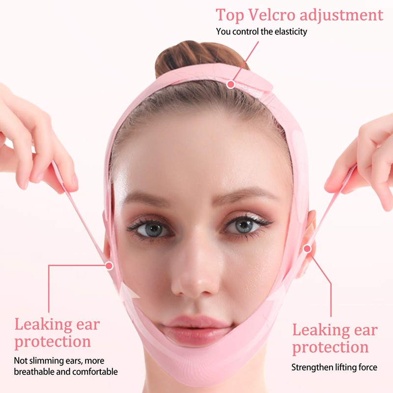 TYXHXTF V-Line Face Mask, Reusable Double Chin Mask, Face Slimming