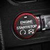 BETTERHUMZ Engine Start Stop Button Trim Sticker for Mustang 2015