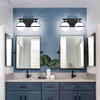 SOLFART Black Bathroom Light Fixture 2 Light Bathroom Vanity Light