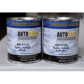 Autobahn AP8377 Automotive DTM Epoxy Primer QUART KIT WHITE 1:1 MIX