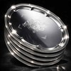 6-Pack Large Silver Serving Trays (16" x 12") – Oval