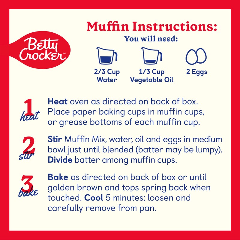 Betty Crocker Chocolate Chip Muffin and Quick Bread Mix, 14.75
