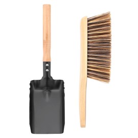 Giilayky Coal Shovel and Hearth Brush Set, Fireplace Shovel and Brush, Hearth Tidy Set, Fireplace Tool Set, Fire Pit Tools