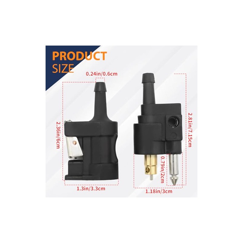 Yamaha Outboard Motor Fuel Line Quick Connector Set