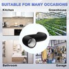 4 Inch Flexible Ducting Hose 12 Feet Black Aluminum Ducting