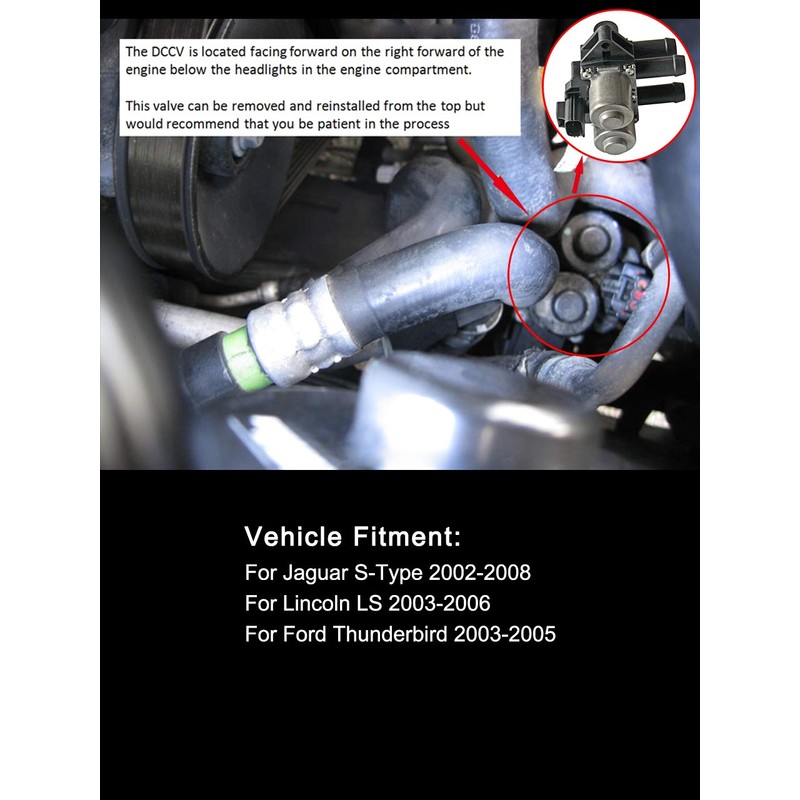 XR840091 Heater Control Valve for Jaguar S-Type Lincoln LS Ford