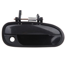 OCPTY Door Handle Exterior Front Passenger Right Side Replacement fit 1996-2000 for Honda Civic Outside Door Handle Black