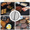 Stanbroil X-Marks Fire Pit Cooking Grate, Foldable Round Grill Grate