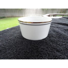 Andrea by Sadek White & Gold Ramekin