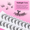 Veleasha Cat Eye Lashes Wispy False Eyelashes with Clear Band