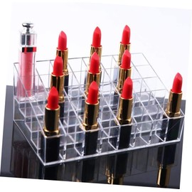 Beaupretty Soporte Transparente Para Labiales 40 Ranuras Organizador De Maquillaje Gloss Y Esmaltes Para Almacenamiento Ordenado Y Uso Diario
