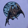 Zegin Vampire Bat in Dark Night Patch Embroidered Applique Badge