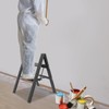 2 Step Ladder,Aluminum Lightweight Folding 2 Step Stool with Anti-Slip