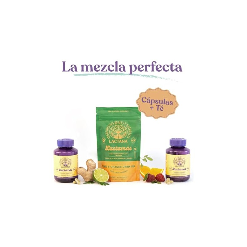 Suplemento Herbal Pastillas Para Lactancia Materna Con Hoja De Moringa,