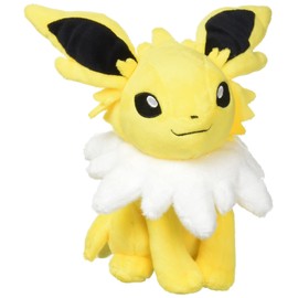 Sanei Boeki PP111 Pokémon All Star Collection Plush Toy, Jolteon, Size S, W 4.3 x D 6.3 x H 7.5 in (11 × 16 × 19 cm)