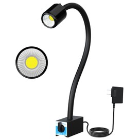 Magnetic Work Light,8W Lathe Machine Light with 12T Magnetic base,Led Work Light for Lathe Machine/Drill Press
