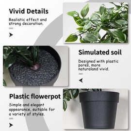 Artigreen 2 Piezas de Plantas Artificiales Colgantes de Vides Falsas, Falso Hiedra Falsa Hojas Vegetación Planta para Decoración de Habitaciones y Oficinas.