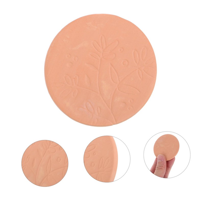 KICHOUSE 4pcs Terracotta Softener Discs Reusable Storage for Food Containers