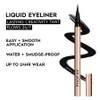 PHOFAY Vegan Eyeliner Liquid - Super Fast-Drying, Ultra-Waterproof & Smudge-Proof,