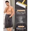 Junerose Wrap Towel for Adults, Men's, Quick Drying, Large, Wearable