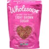 Wholesome Sweeteners 24-Ounce Organic Light Brown Sugar, Fair Trade, Non